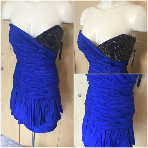 Robert Rodriguez Ruched Rhinestone Eve Dre… - Picture 2 of 10